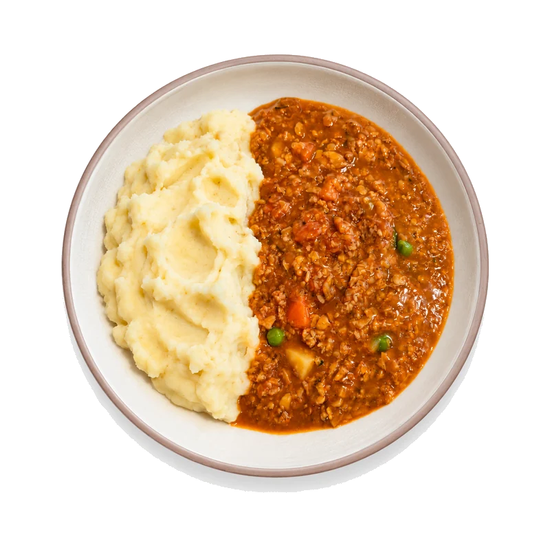 Angel Food Savoury Plant-Based Mince & Mash