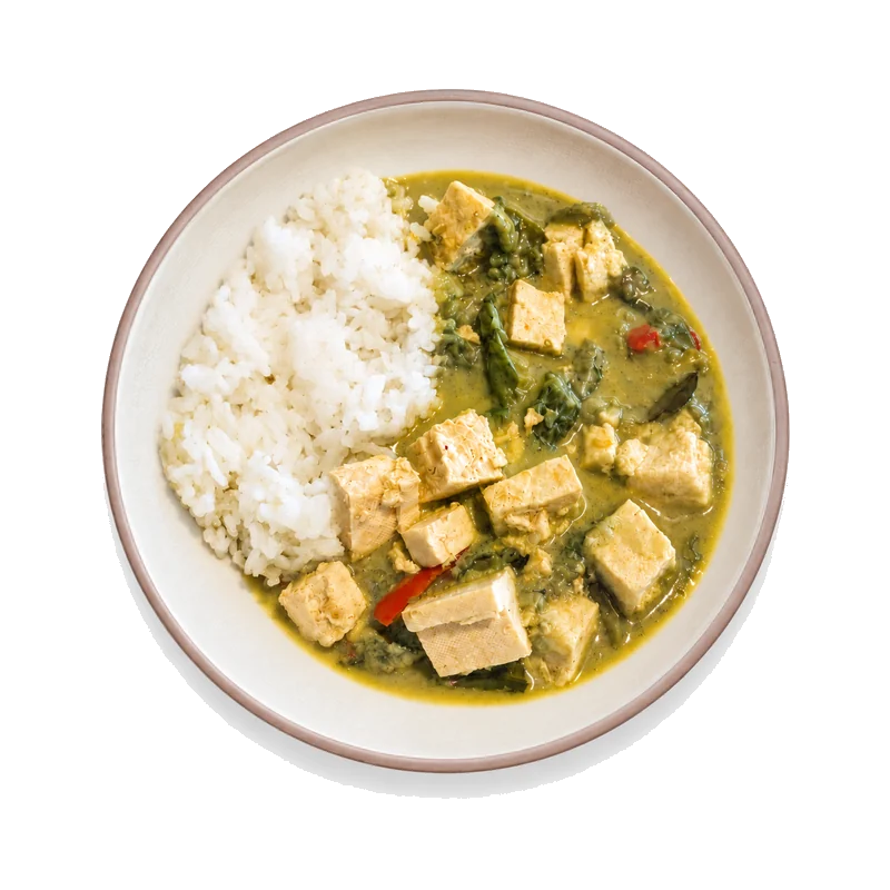 Angel Food Thai Green Tofu Curry